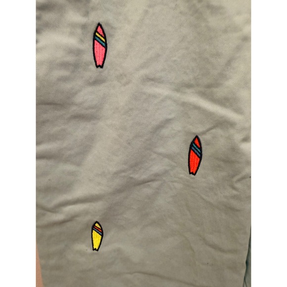 Vineyard Vines Kids Surfboard Embroidered Chino Pants Light Blue Size 7 - Picture 2 of 4